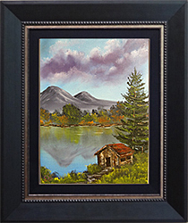 &Ouml;L Malkurs nach Bob Ross - Lake view