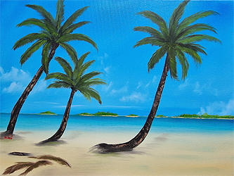 &Ouml;L Malkurs - Palmenstrand